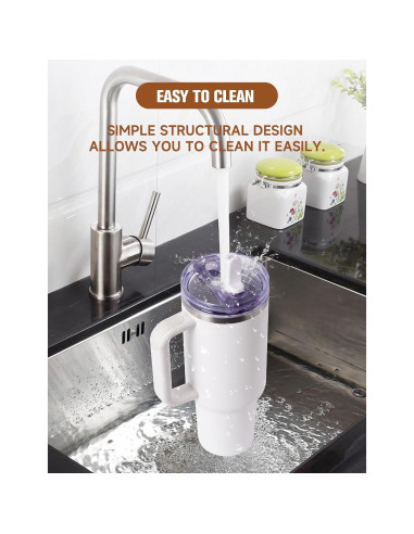 Paquete de 2 tapas desmontables ProTour para vaso Stanley 40 oz