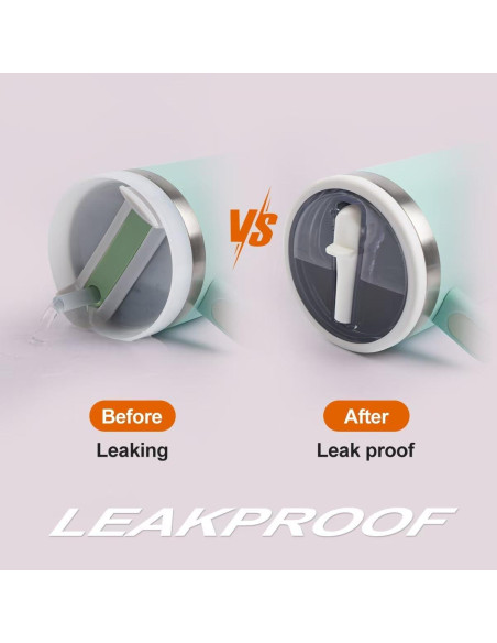 2 Tapas de Pajita Flip Reemplazo Stanley Quencher 40oz