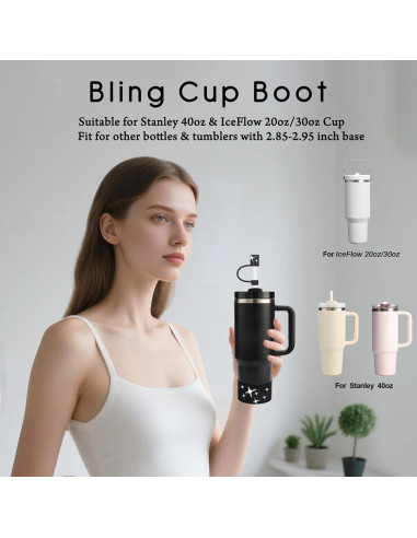 Conjunto Accesorios Copa Stanley 40oz 3tyto Brillantes