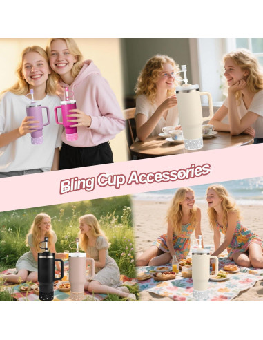 Conjunto Accesorios Copa Stanley 40oz 3tyto Brillantes