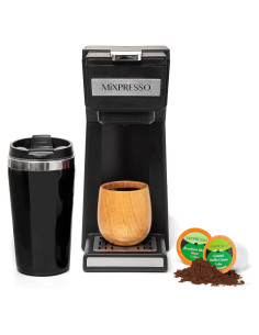 Cafetera Mixpresso 2 en 1 para café molido y K Cup 800W