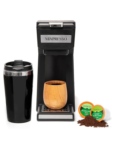 Cafetera Mixpresso 2 en 1 para café molido y K Cup 800W