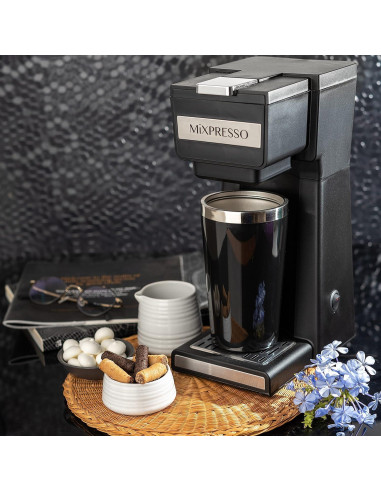 Cafetera Mixpresso 2 en 1 para café molido y K Cup 800W