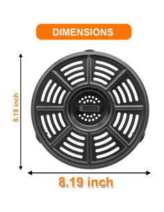 Bandeja Crisper de Reemplazo GZHCJJ para Freidora Ninja 20.83 cm 2
