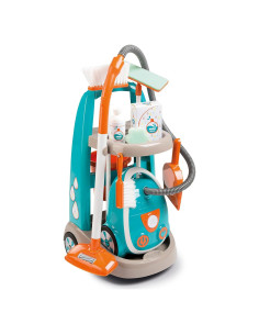 Carro de Limpieza Smoby - Aspiradora Infantil con Accesorios