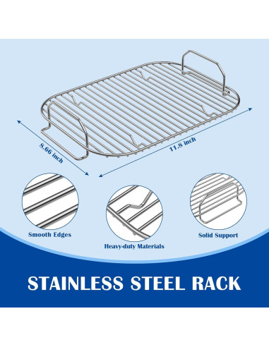 Cesta Crisper Combo Ninja Woodfire OG700 y Soporte para Humo