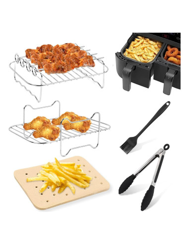 Accesorios Freidora de Aire Ninja HELLO.HELEN 8-10QT Completo