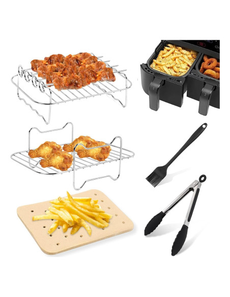 Accesorios Freidora de Aire Ninja HELLO.HELEN 8-10QT Completo