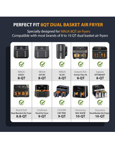 Accesorios Freidora de Aire Ninja HELLO.HELEN 8-10QT Completo 2