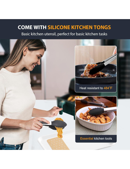 Accesorios Freidora de Aire Ninja HELLO.HELEN 8-10QT Completo