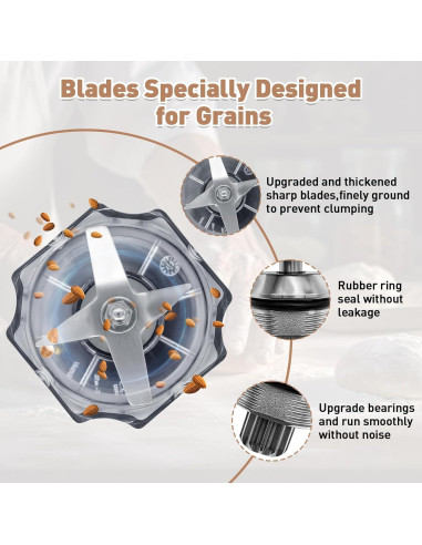 Contenedor de Granos Secos 32 oz Vitamix Compatible BPA Free