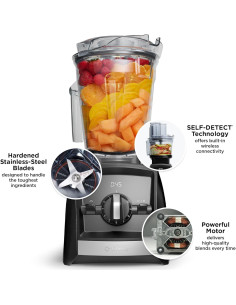 Licuadora Vitamix A2300 Ascent 64 oz Blanco Profesional 2