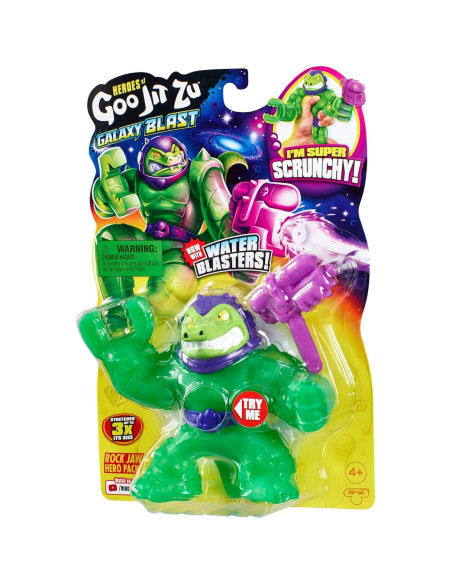 Héroes de Goo Jit Zu Rock Jaw Galaxy Blast - Lanzador de Agua