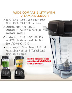 Jarra de Licuadora Ottimoor 64 oz Compatible Vitamix 2