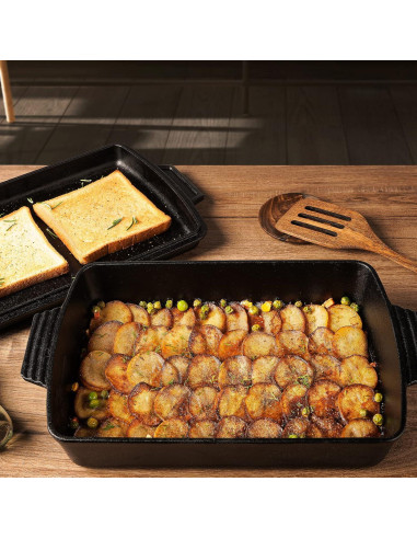 Horno Holandés de Hierro Fundido Northriver 6QT Pre-Sazonado