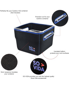 Manga Sous Vide SO-VIDA para Cambro 12 Cuartos - Aislamiento Neopreno 2