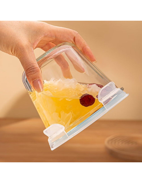 Contenedor de Almacenamiento de Alimentos de Vidrio 0.68L - H.JSS WDJS