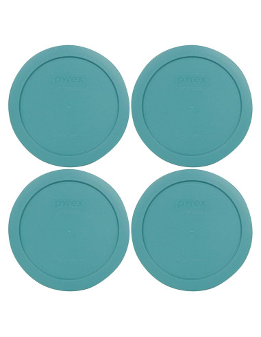 Tapa Redonda Turquesa Pyrex 7201-PC 4 Tazas Plástico