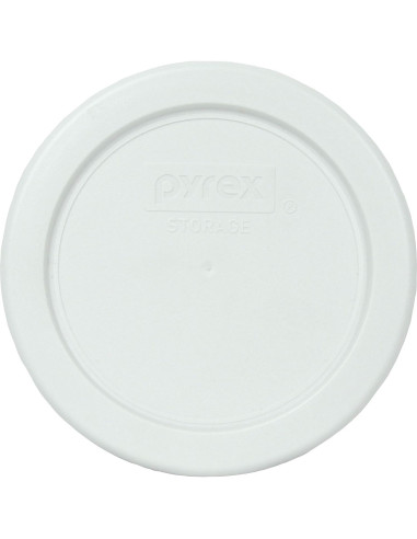 Conjunto de Tazones de Vidrio Pyrex 7202 con Tapas Blancas 1 Taza