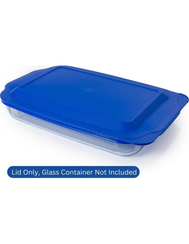 Tapa de Reemplazo Pyrex 3 QT MRX Azul 2-Pack