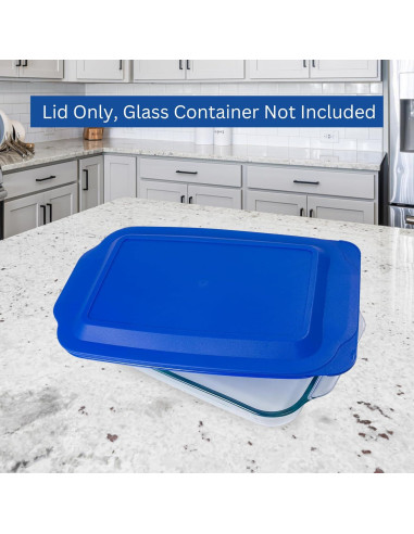 Tapa de Reemplazo Pyrex 3 QT MRX Azul 2-Pack