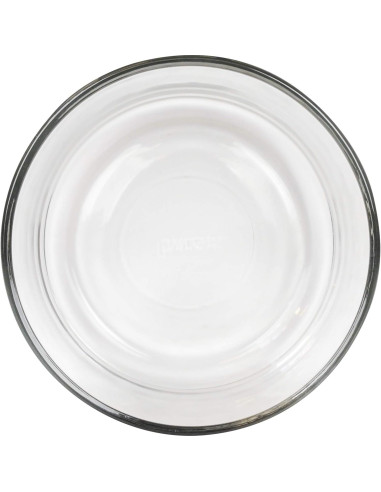 Juego de 4 Tazones de Vidrio Pyrex 7201 con Tapas Gris Puddle