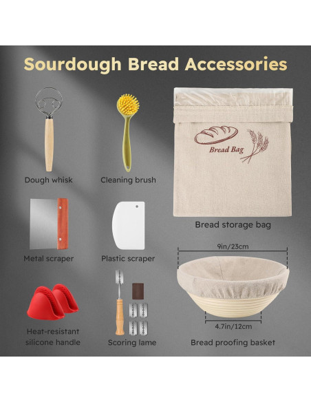 Olla de Hierro Fundido UPCERA 5QT con Tapa y Accesorios para Pan Olla de Hierro Fundido UPCERA 5QT con Tapa y Accesorios para Pan