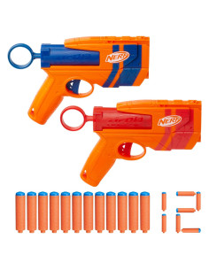 Paquete Doble Nerf N Series - 2 Blasters Ward + 12 Dardos N1