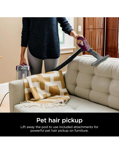 Aspiradora Vertical Shark Navigator Lift-Away 890W Rojo