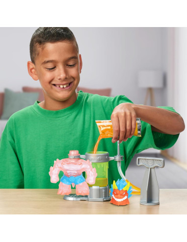 Paquete de Creación de Héroes Goo Jit Zu 2-Pack Blazagon y Thrash