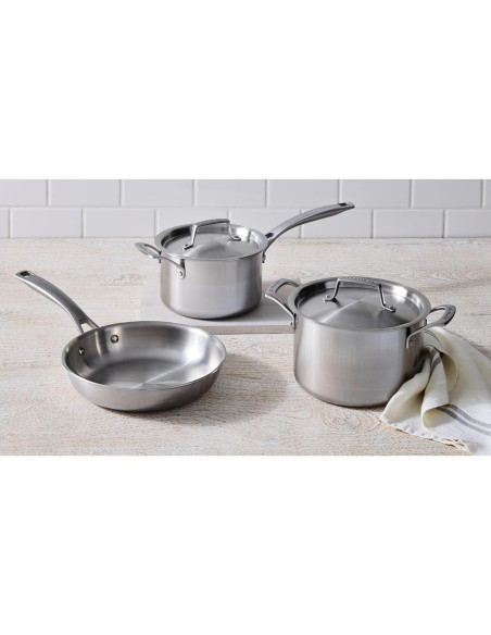 Cacerola Esencial Le Creuset Acero Inoxidable 3qt 1.95kg