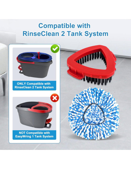 Cabezas de Repuesto para Mopas O Cedar RinseClean 2 Tanques