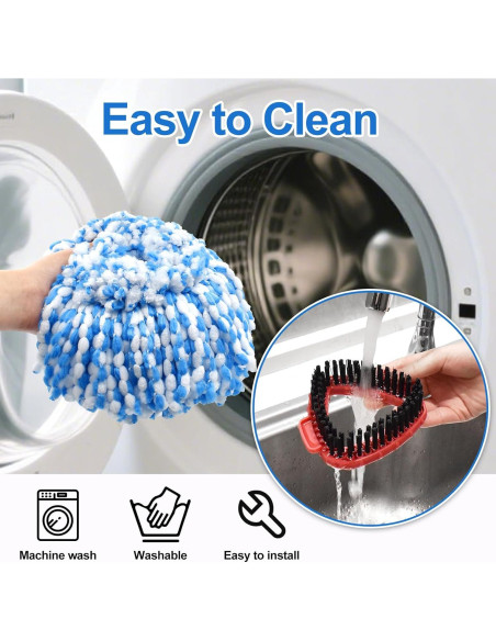 Cabezas de Repuesto para Mopas O Cedar RinseClean 2 Tanques