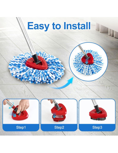 Cabezas de Repuesto para Mopas O Cedar RinseClean 2 Tanques