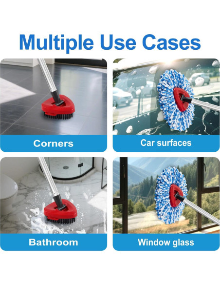 Cabezas de Repuesto para Mopas O Cedar RinseClean 2 Tanques