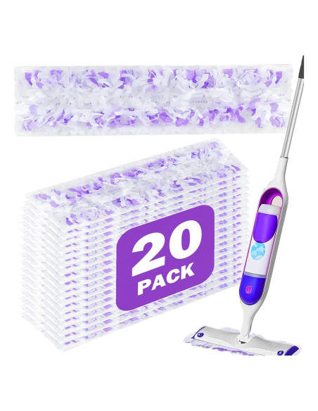 20 Recargas Almohadillas Desechables Swiffer PowerMop Multi-Superficie