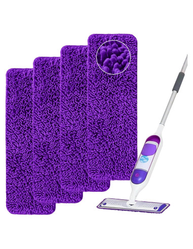 Almohadillas Reutilizables Aifacay para Mopas Swiffer 4 Pcs 38.1 cm