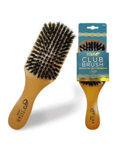 Cepillo Alisador Titan Club Wave - Cerdas de Jabalí Naturales