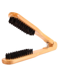 Cepillo Plancha de Cabello Profesional Miskall Doble Cara