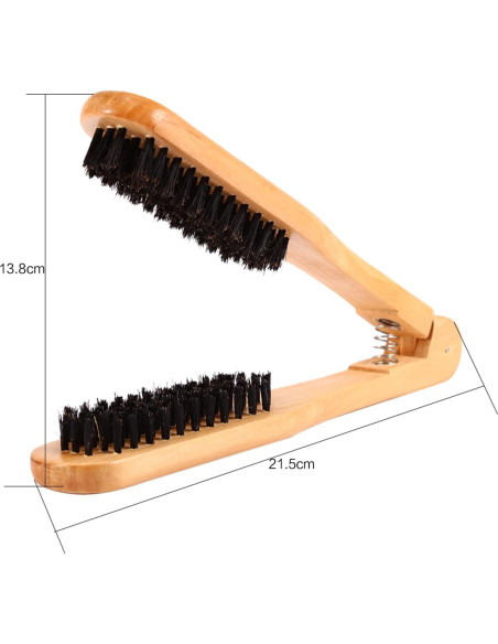 Cepillo Plancha de Cabello Profesional Miskall Doble Cara