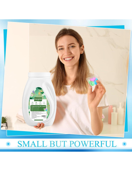 180 Cápsulas Detergente Ropa Heigble 3-en-1 Aroma Frutal