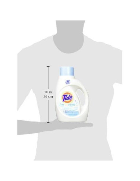 Detergente Líquido para Ropa Tide Free and Gentle 1.42kg