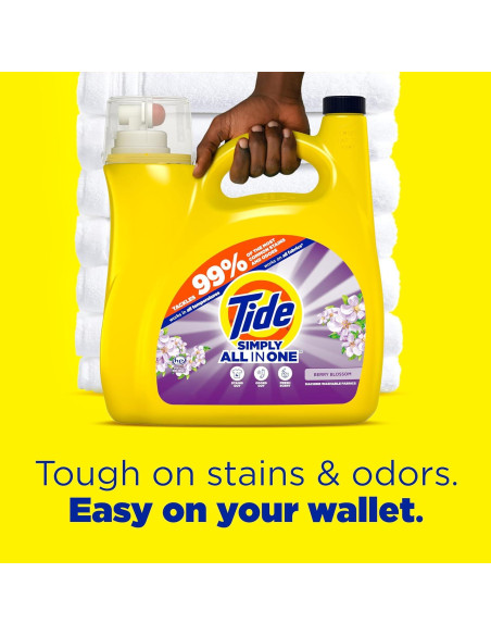 Detergente Líquido Tide Simply Aroma a Flor de Baya 5.38L