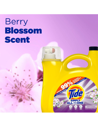 Detergente Líquido Tide Simply Aroma a Flor de Baya 5.38L