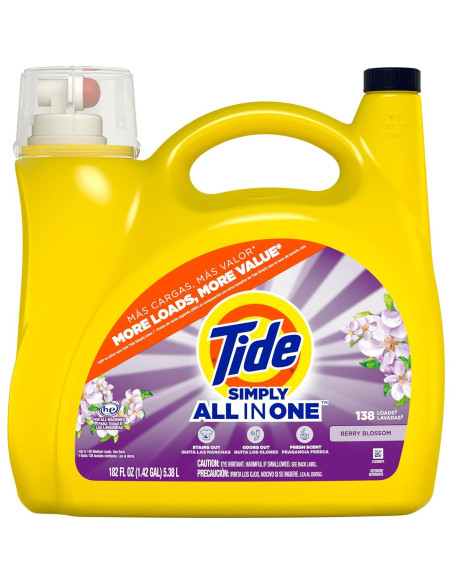 Detergente Líquido Tide Simply Aroma a Flor de Baya 5.38L