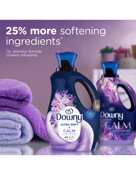 Suavizante de Tela Líquido Downy Ultra Suave 1650 ml Lavanda - Paquete de 2