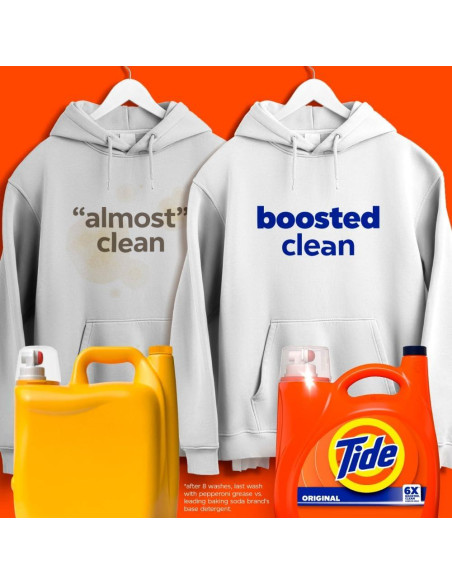 Detergente Líquido para Ropa Tide Original 2.96 L - 80 Lavados