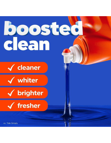 Detergente Líquido para Ropa Tide Original 2.96 L - 80 Lavados