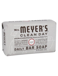 Jabón en barra Mrs. Meyer's Lavanda 150g Biodegradable