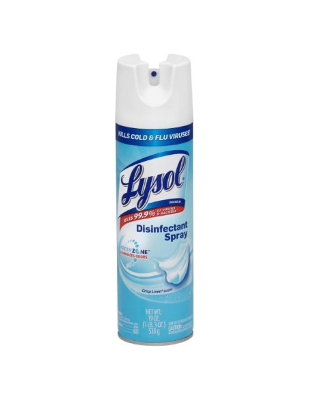 Aerosol Desinfectante Lysol Lino Fresco 540ml Pack 6